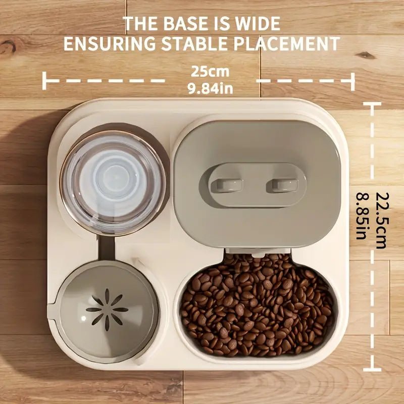 Automatic Feeder With Water Fountain - Pawfy