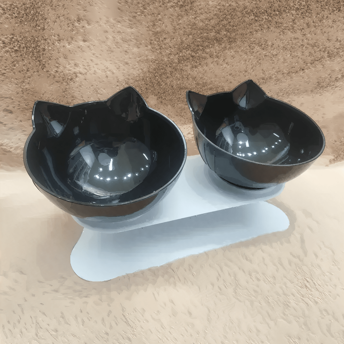Cat Double Pet Bowls - Pawfy