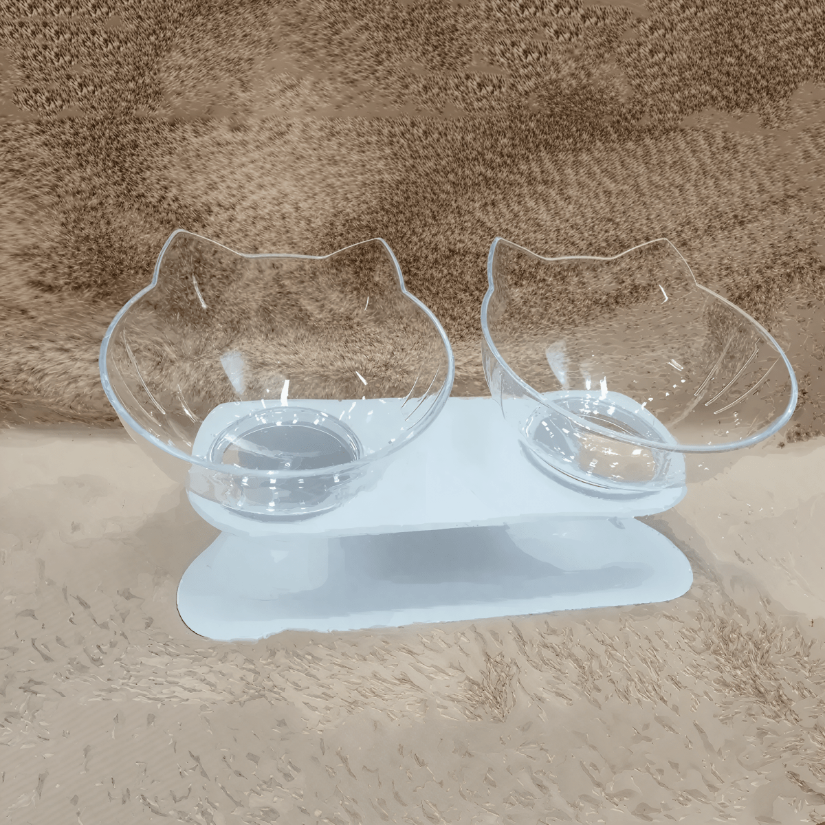 Cat Double Pet Bowls - Pawfy