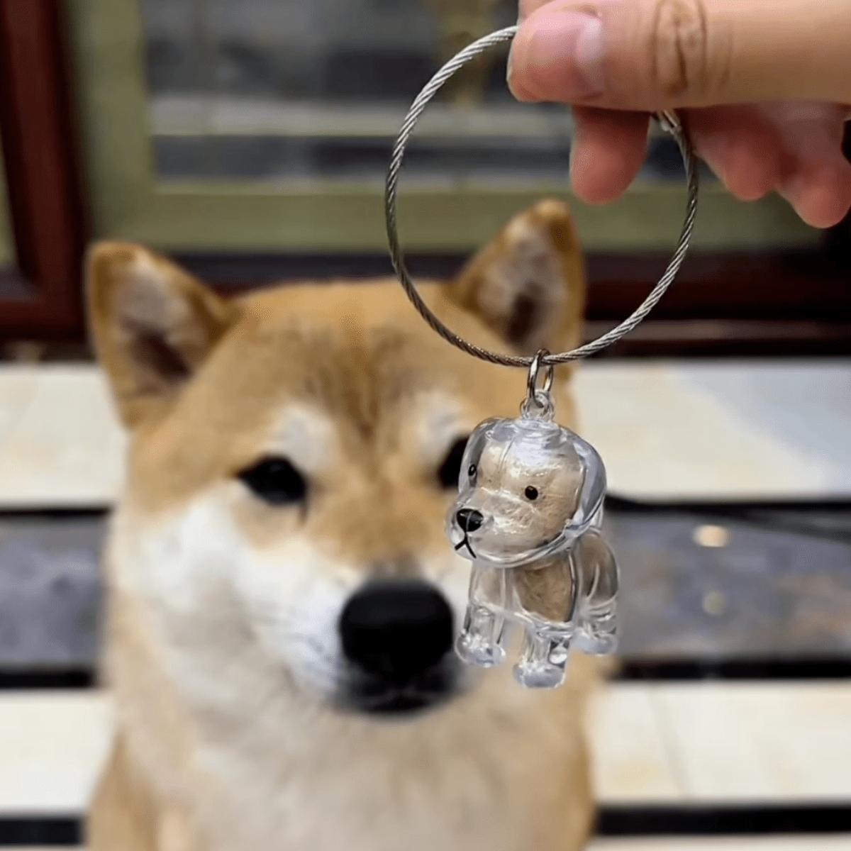 Cherished Dog Memory Keychain - Pawfy