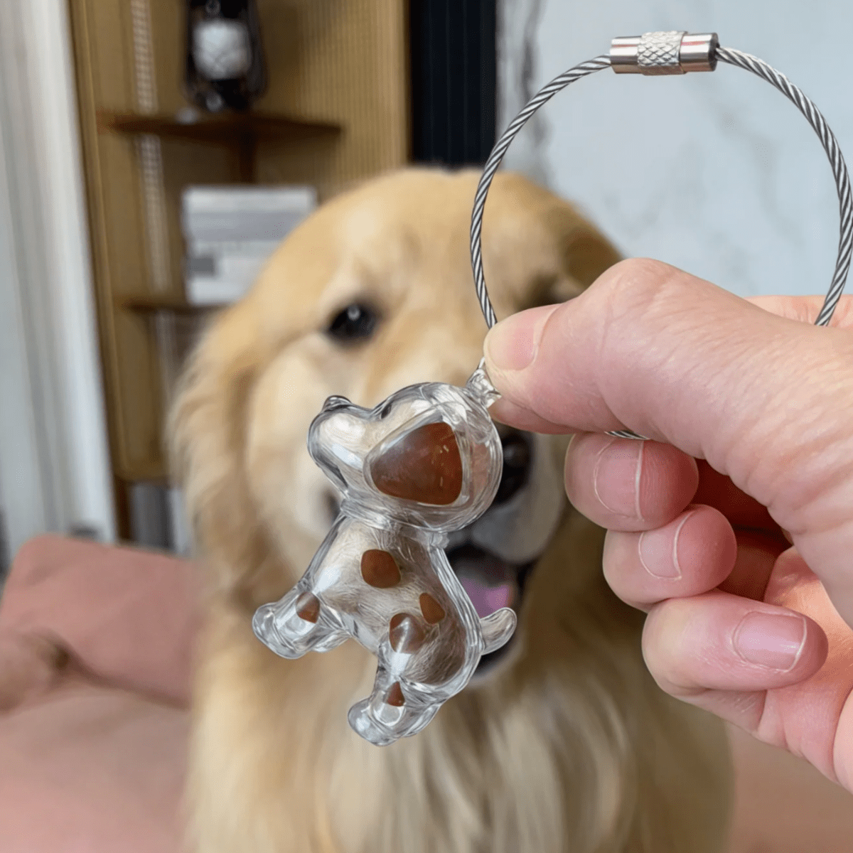 Cherished Dog Memory Keychain - Pawfy
